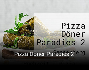 Pizza Döner Paradies 2 tisch reservieren