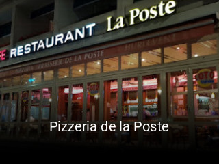 Jetzt bei Pizzeria de la Poste einen Tisch reservieren