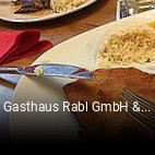 Gasthaus Rabl GmbH & Co KG tisch reservieren