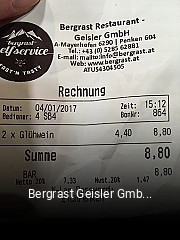 Bergrast Geisler GmbH tisch buchen