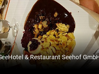 Jetzt bei SeeHotel & Restaurant Seehof GmbH einen Tisch reservieren