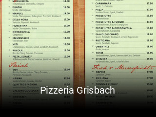 Pizzeria Grisbach tisch reservieren