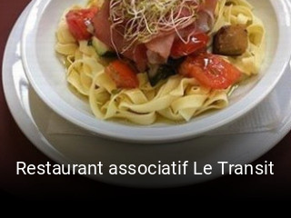 Restaurant associatif Le Transit online reservieren