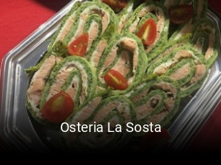 Osteria La Sosta online reservieren