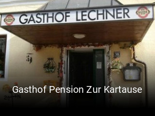 Gasthof Pension Zur Kartause tisch buchen