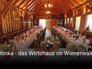 Bonka - das Wirtshaus im Wienerwald tisch reservieren