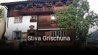Jetzt bei Stiva Grischuna einen Tisch reservieren