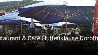 Restaurant & Cafe Huttenklause Dorotheenhutte tisch reservieren
