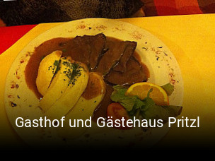 Gasthof und Gästehaus Pritzl tisch reservieren