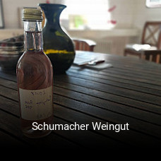 Schumacher Weingut tisch buchen