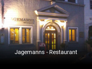 Jetzt bei Jagemanns - Restaurant einen Tisch reservieren