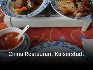 Jetzt bei China Restaurant Kaiserstadt einen Tisch reservieren