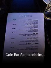 Cafe Bar Sachsenheimer online reservieren
