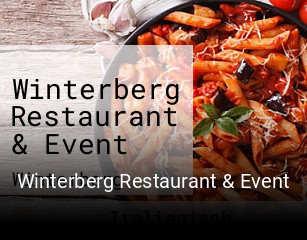 Jetzt bei Winterberg Restaurant & Event einen Tisch reservieren