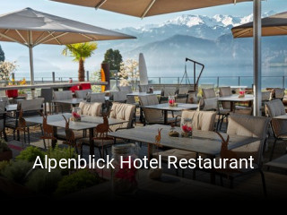 Alpenblick Hotel Restaurant tisch reservieren