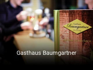 Gasthaus Baumgartner reservieren