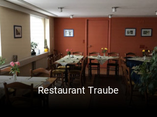 Restaurant Traube reservieren