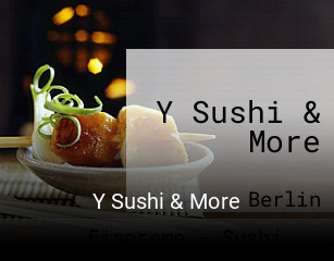 Jetzt bei Y Sushi & More einen Tisch reservieren
