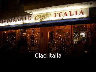 Jetzt bei Ciao Italia einen Tisch reservieren
