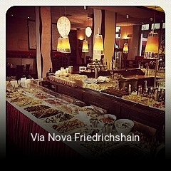 Jetzt bei Via Nova Friedrichshain einen Tisch reservieren