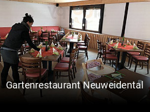 Jetzt bei Gartenrestaurant Neuweidental einen Tisch reservieren