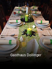 Jetzt bei Gasthaus Dollinger einen Tisch reservieren