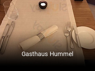 Jetzt bei Gasthaus Hummel einen Tisch reservieren