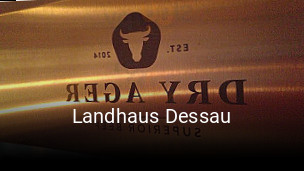 Landhaus Dessau tisch reservieren