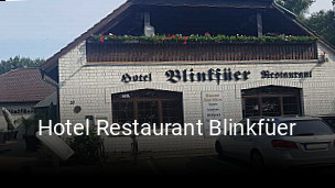 Hotel Restaurant Blinkfüer tisch buchen