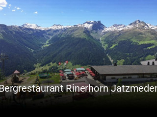 Bergrestaurant Rinerhorn Jatzmeder tisch reservieren