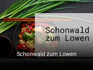 Schonwald zum Lowen online reservieren