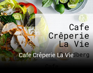 Jetzt bei Cafe Crêperie La Vie einen Tisch reservieren
