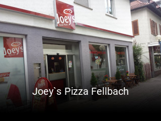 Jetzt bei Joey`s Pizza Fellbach einen Tisch reservieren
