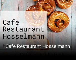 Cafe Restaurant Hosselmann reservieren