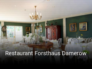 Restaurant Forsthaus Damerow online reservieren