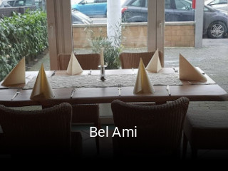 Jetzt bei Bel Ami einen Tisch reservieren