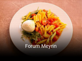 Jetzt bei Forum Meyrin einen Tisch reservieren