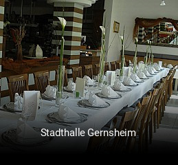 Jetzt bei Stadthalle Gernsheim einen Tisch reservieren