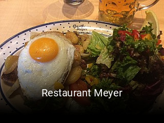 Jetzt bei Restaurant Meyer einen Tisch reservieren