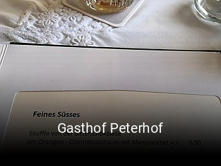 Gasthof Peterhof tisch reservieren