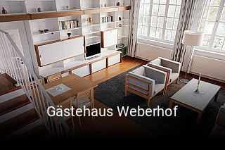 Gästehaus Weberhof tisch buchen