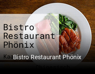 Jetzt bei Bistro Restaurant Phönix einen Tisch reservieren