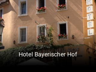 Jetzt bei Hotel Bayerischer Hof einen Tisch reservieren