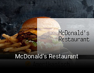 Jetzt bei McDonald's Restaurant einen Tisch reservieren