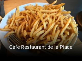 Cafe Restaurant de la Place tisch reservieren
