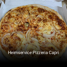 Heimservice Pizzeria Capri reservieren
