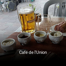 Jetzt bei Café de l'Union einen Tisch reservieren