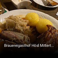 Brauereigasthof Hösl Mitterteich Inh. Fam. Helgert tisch reservieren