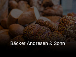 Bäcker Andresen & Sohn online reservieren