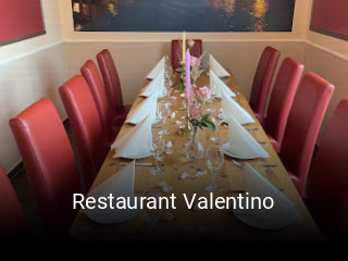 Restaurant Valentino tisch buchen